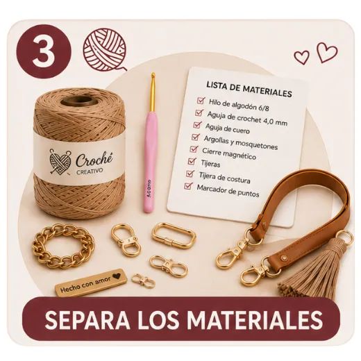 Paso 3 - separa los materiales